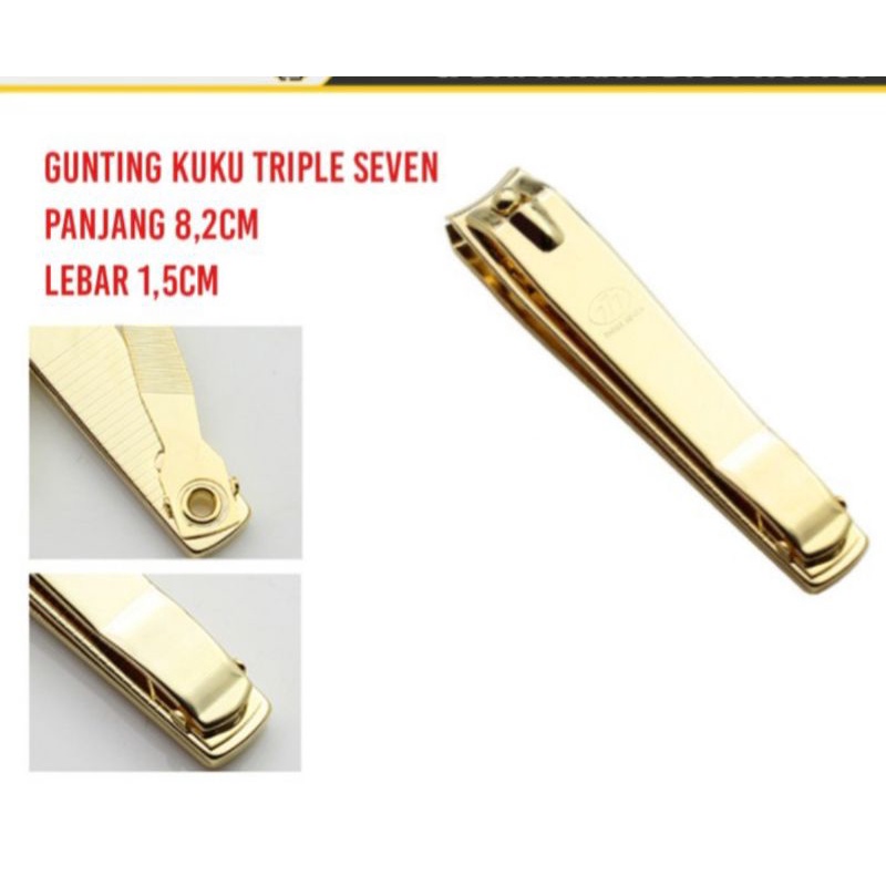 777 Three Seven Original Gold Made in Korea Nail Clippers Shopee