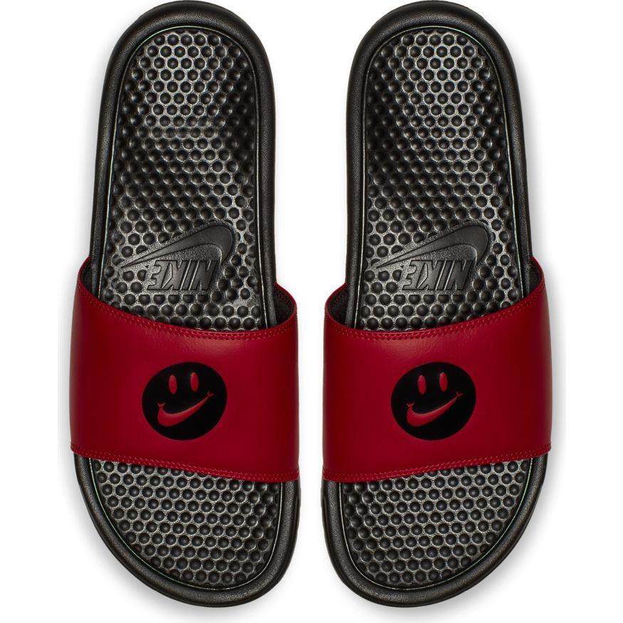 NIKE BENASSI JDI SMILEY SLIDES | Shopee Philippines
