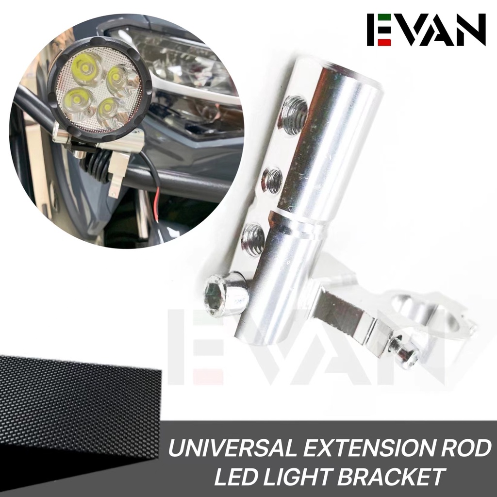 Universal Extension Rod Led Light Bracket Headlight Bracket Handle Bar ...