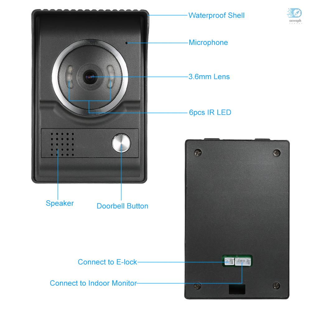 LOVE SALE!![Clearance products] 7inch TFTLCD Color Screen Video Door