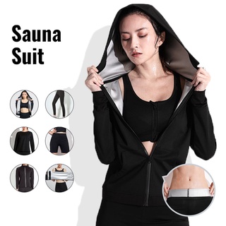 Generic 2PCS Fitness Loss Weight Sweat Suit Sauna Suit Exercise