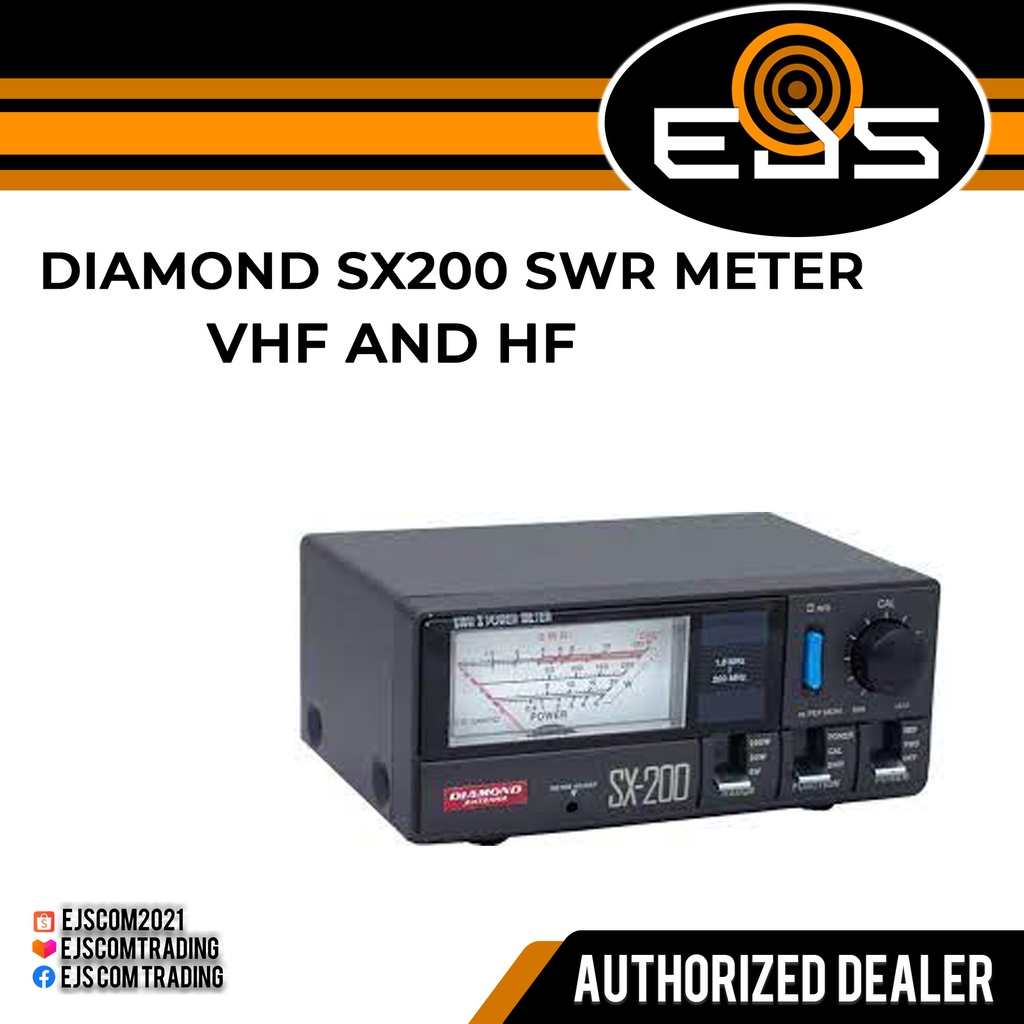 DIAMOND Antenna SX200 SWR POWER METER VHF/HF | Shopee
