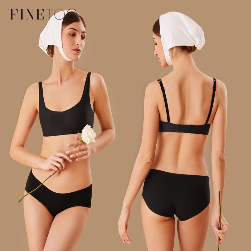 Cheap FINETOO Sexy Strapless Bras Women Wireless Bralette Soft Female  Underwear Ladies Seamless Bras Invisible Bra With 2pcs Straps