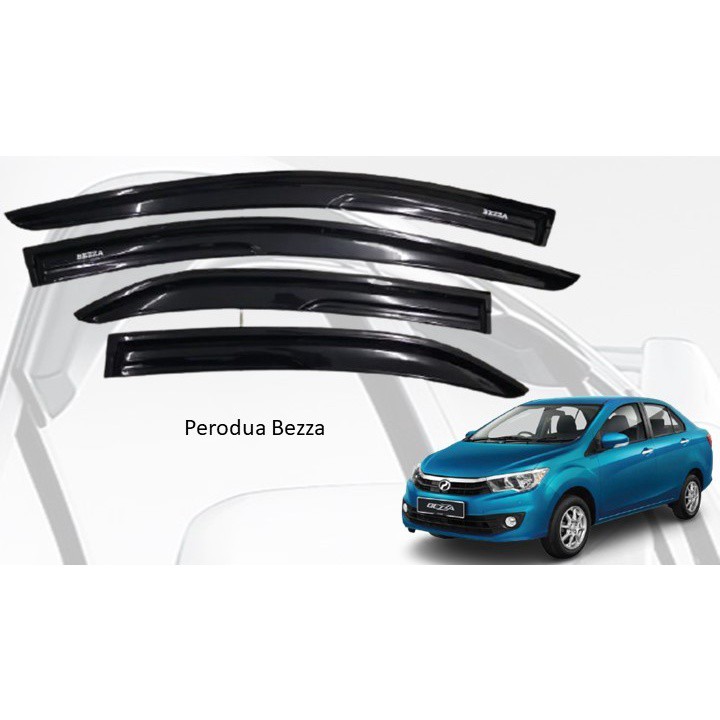Perodua Bezza 2016-Present Door Visor Air Press Window Mugen Style ...