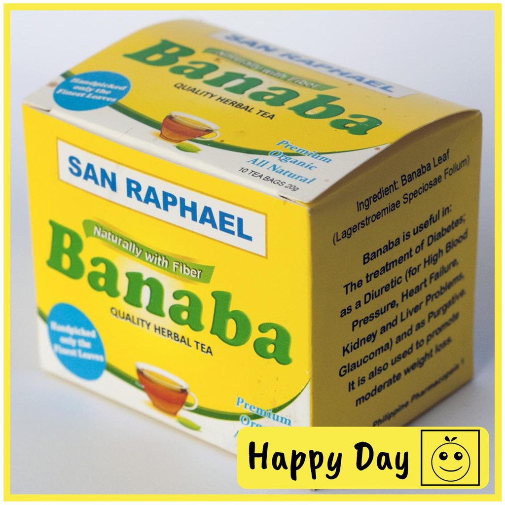 San Raphael Banaba Herbal Tea 1 Box / 10 Tea Bags (20g) Shopee