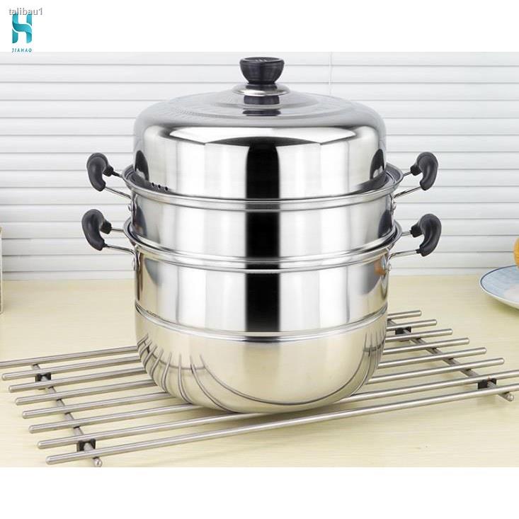 JH Steamer 3 Layer Siomai Stainless Steel Cooking Pot Kitchenware COD ...