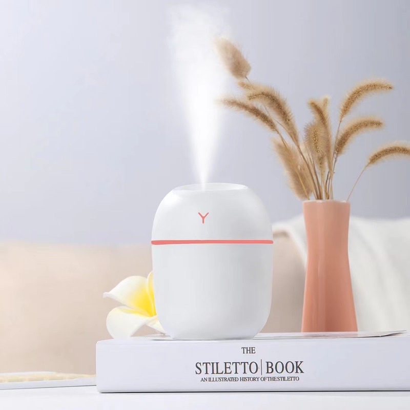 Colorful Egg air Humidifier Mini Humidifier with LED Light 220ml home ...