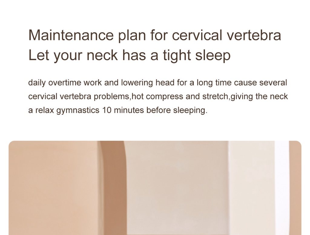 Gadgetoo Xiaomi Repor Multifunctional Neck Care Pillow Hot Compress Massager
