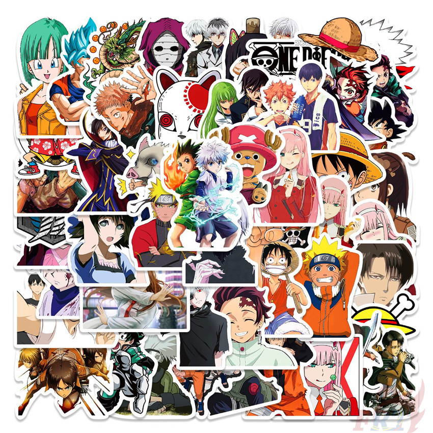 Classical Anime Cartoon Series 01 Mixed Stickers 50Pcs/Set Waterproof ...