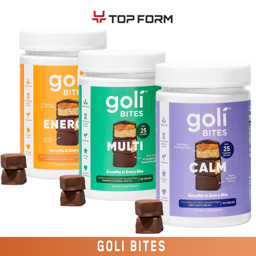 Goli Nutrition Multivitamins Bites Multi Bites / Calm Bites/ Energy