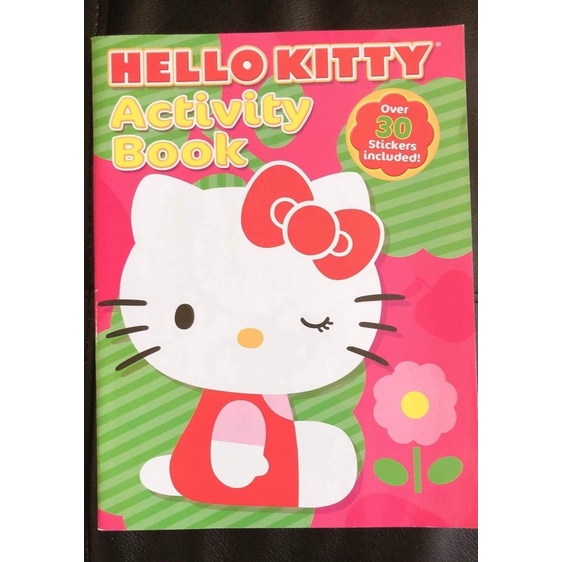 Original Hello Kitty Activity Book with 30 stickers included! Shopee