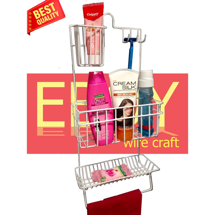 BATHROOM CADDY JON/SHOWER CADDY/STORAGE/KITCHEN | Shopee Philippines