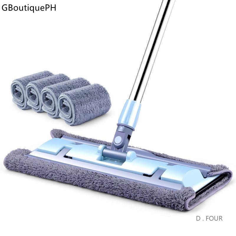 1Pcs Cleaning Squeeze Dry Flat Mop cloth Replacement Household MopHead ...