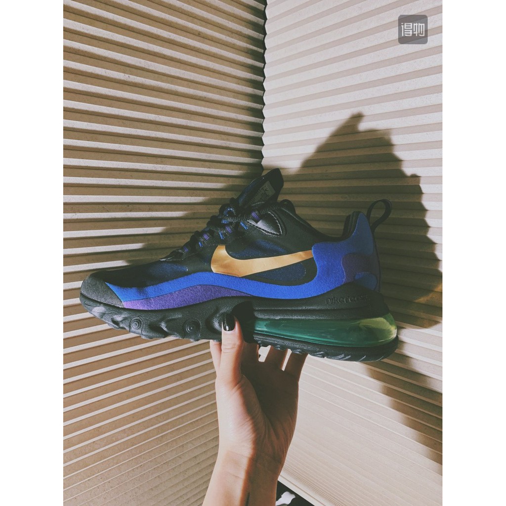 Nike air max 270 mens blue clearance and yellow