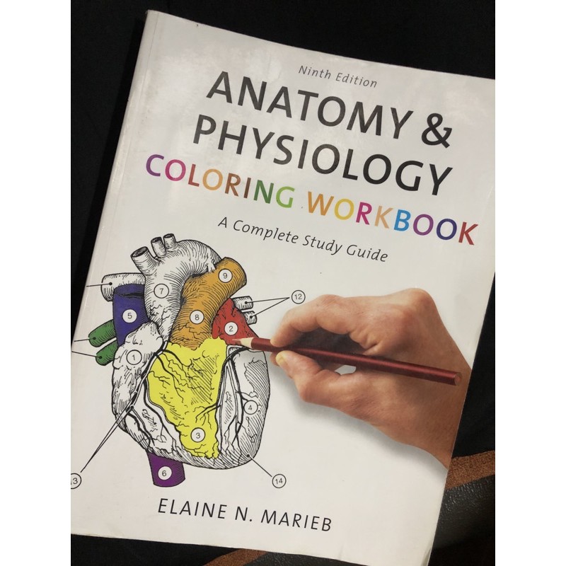 Anatomy　Philippines　workbook　(Anaphy)　and　coloring　Physiology　Shopee