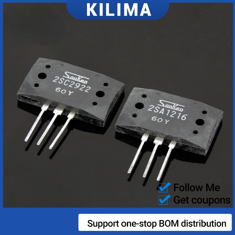 1Pair Original Sanken Transistor 2SC2922 2SA1216 Power Transistors MT