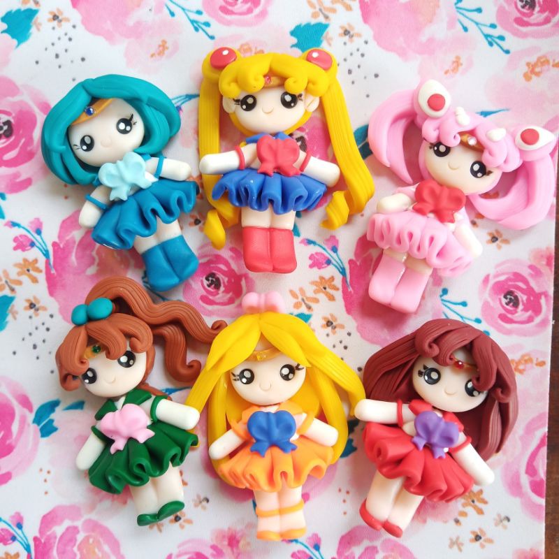 Clay dolls best sale for bows