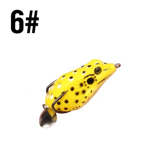 Floating 5cm/10g Soft Frog Fishing Lure Artificial Bait Silicone