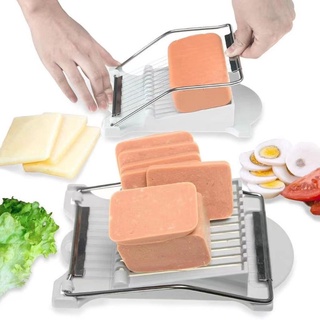 Luncheon Meat Slicer 304 Reinforced Stainless Steel Boiled Egg Fruit Soft  Cheese Slicer Spam Cutter Meat