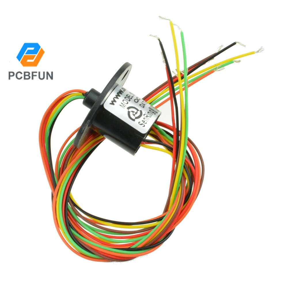 Bague Collectrice 22 Mm 300 Tr/min – 6 Fils, AC240V, 2A, Pour Robotique Et éolienne