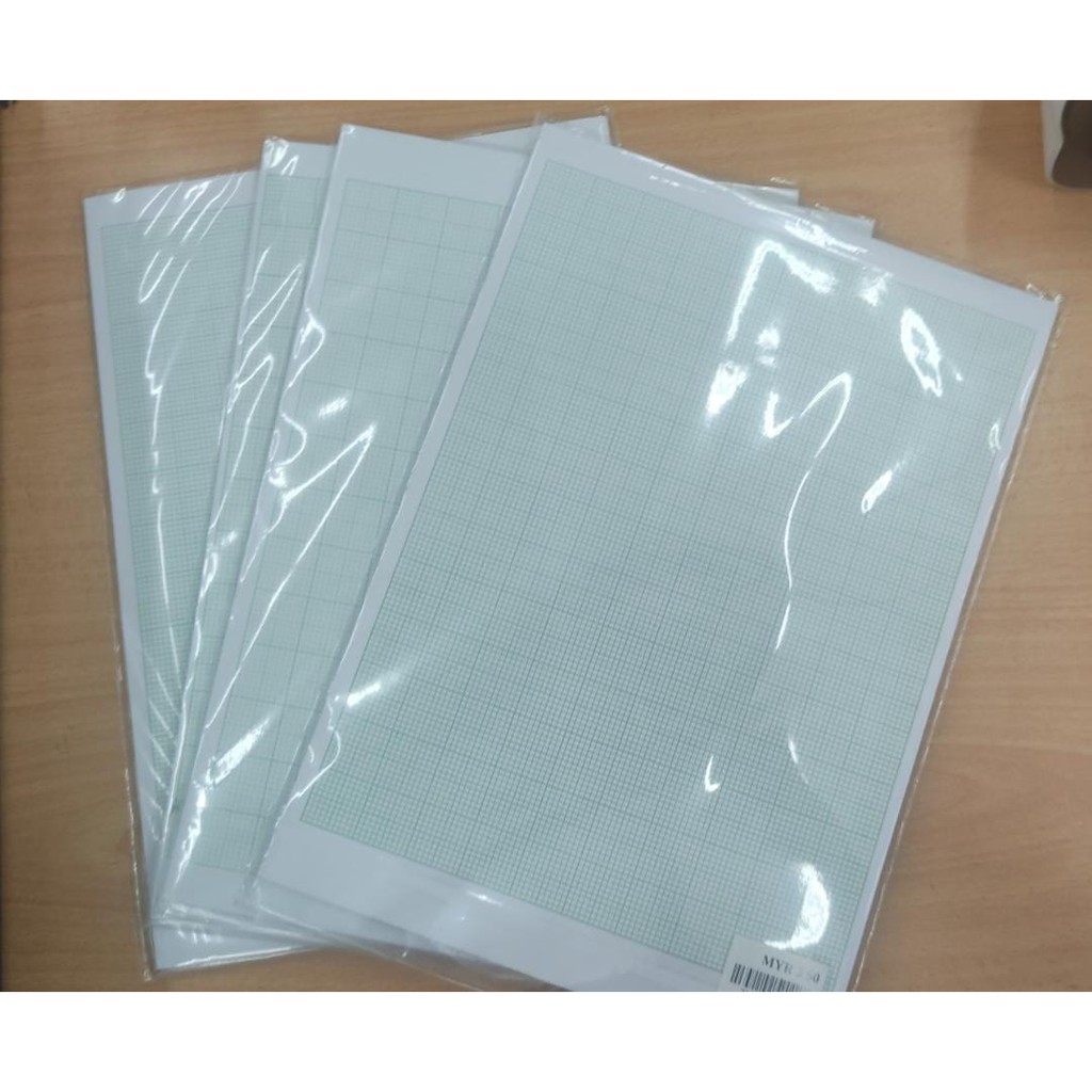 A4 70Gsm 50s Single Side Graph Paper (One Side Single Line) | Shopee ...
