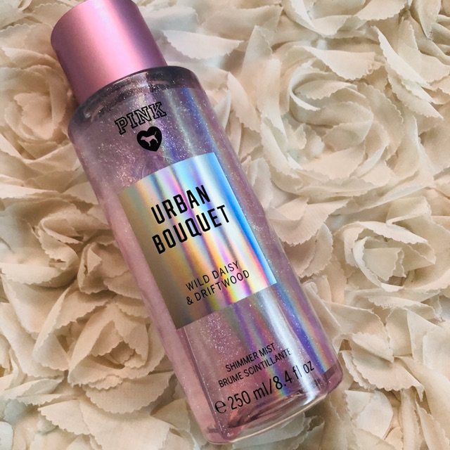 Victoria's secret pink urban best sale bouquet shimmer body mist