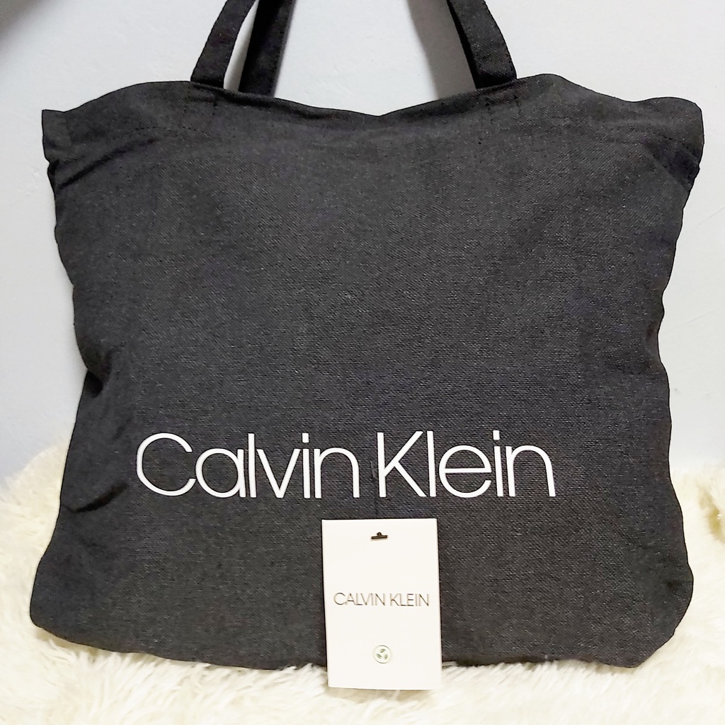 Calvin klein best sale grey tote bag