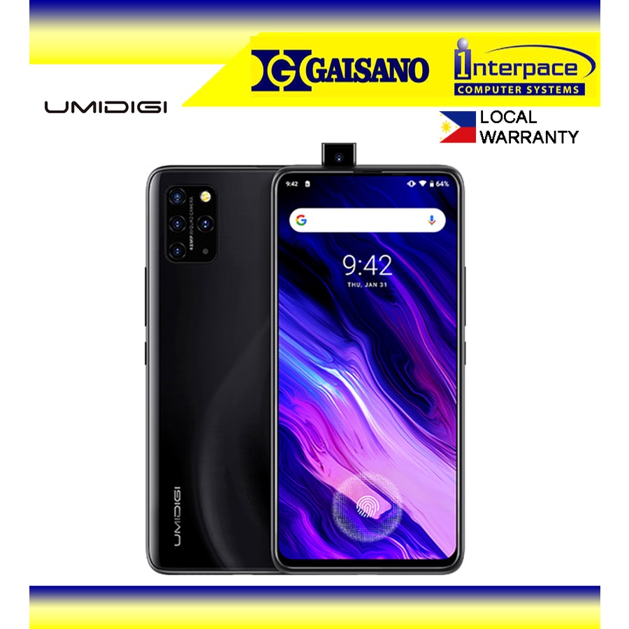 UMIDIGI S5 Pro 6GB + 256GB Smartphone Pop-up Selfie Camera Octa Core  Android 10