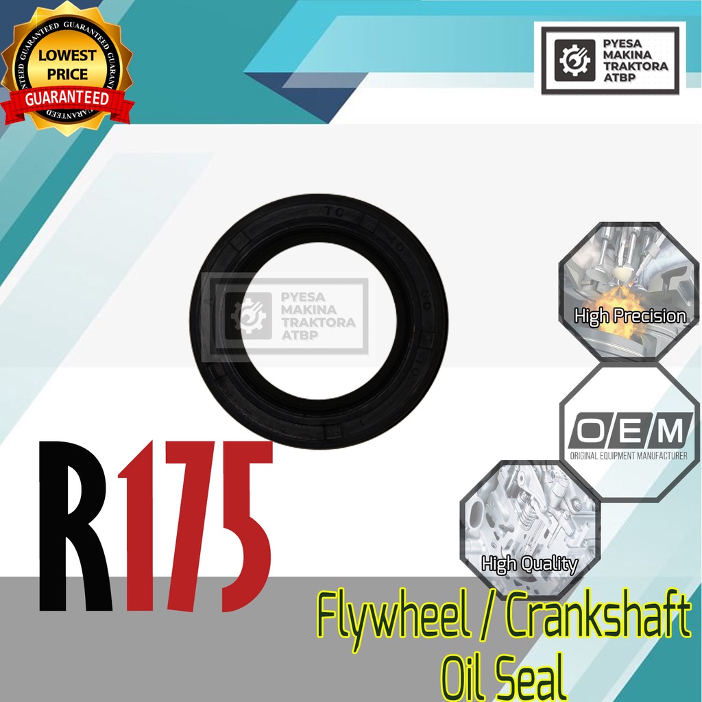 Oil Seal R175 Crankshaft / Flywheel Diesel Engine | Shopee Philippines
