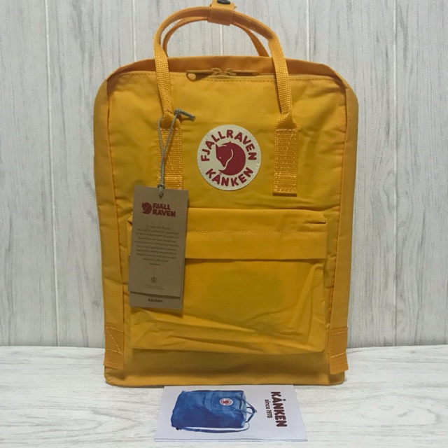 Fjallraven Kanken Classic Warm Yellow Shopee Philippines