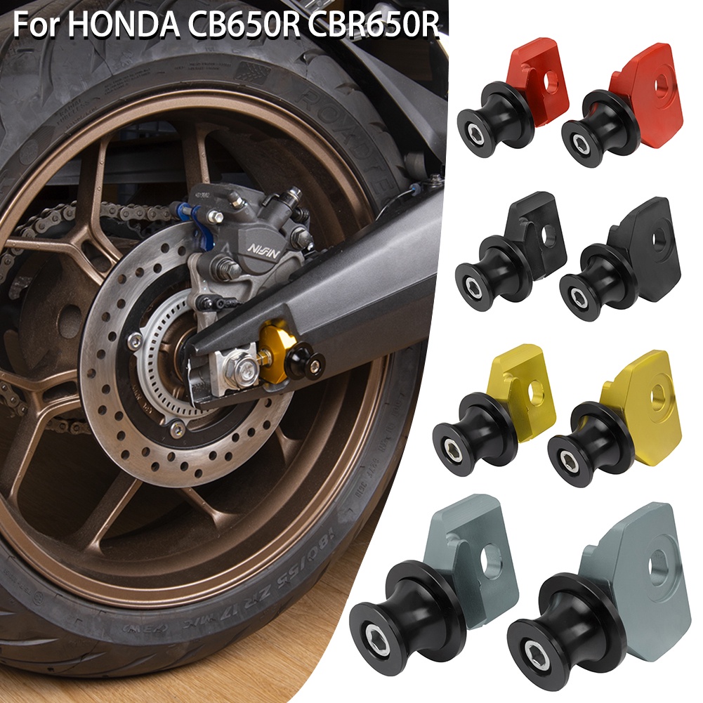 CB650R Accessories Chain Adjustment Frame Swingarm Spools Slider For Honda CBR650R CB650F