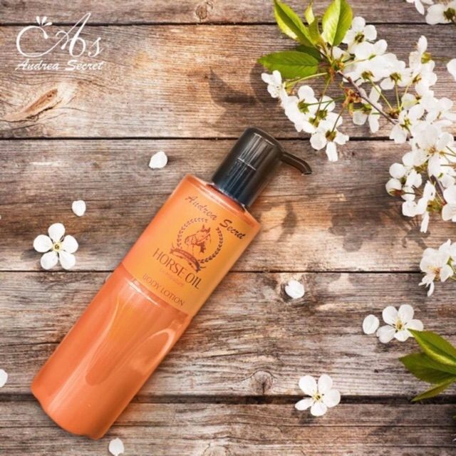 AUTHENTIC ANDREA SECRET HORSE OIL ( BODY LOTION) (300 ML) Shopee