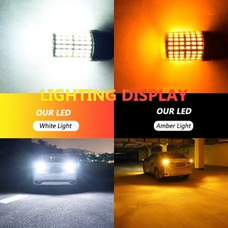LUYED 1156 LED Bulb 6500K White Super Bright Low Power LED Back Up Reverse Lights,BA15S 1141 1003 7506 P21W LED Replacement For Tail Light,RV
