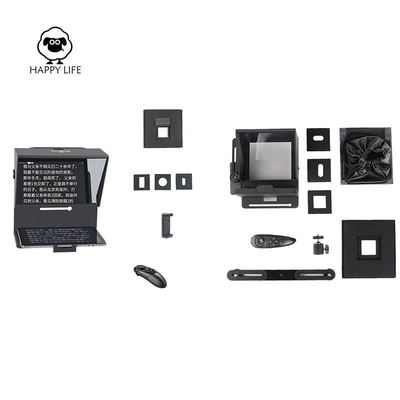 Teleprompter,Q2 Teleprompter with Remote Control Portable Teleprompter