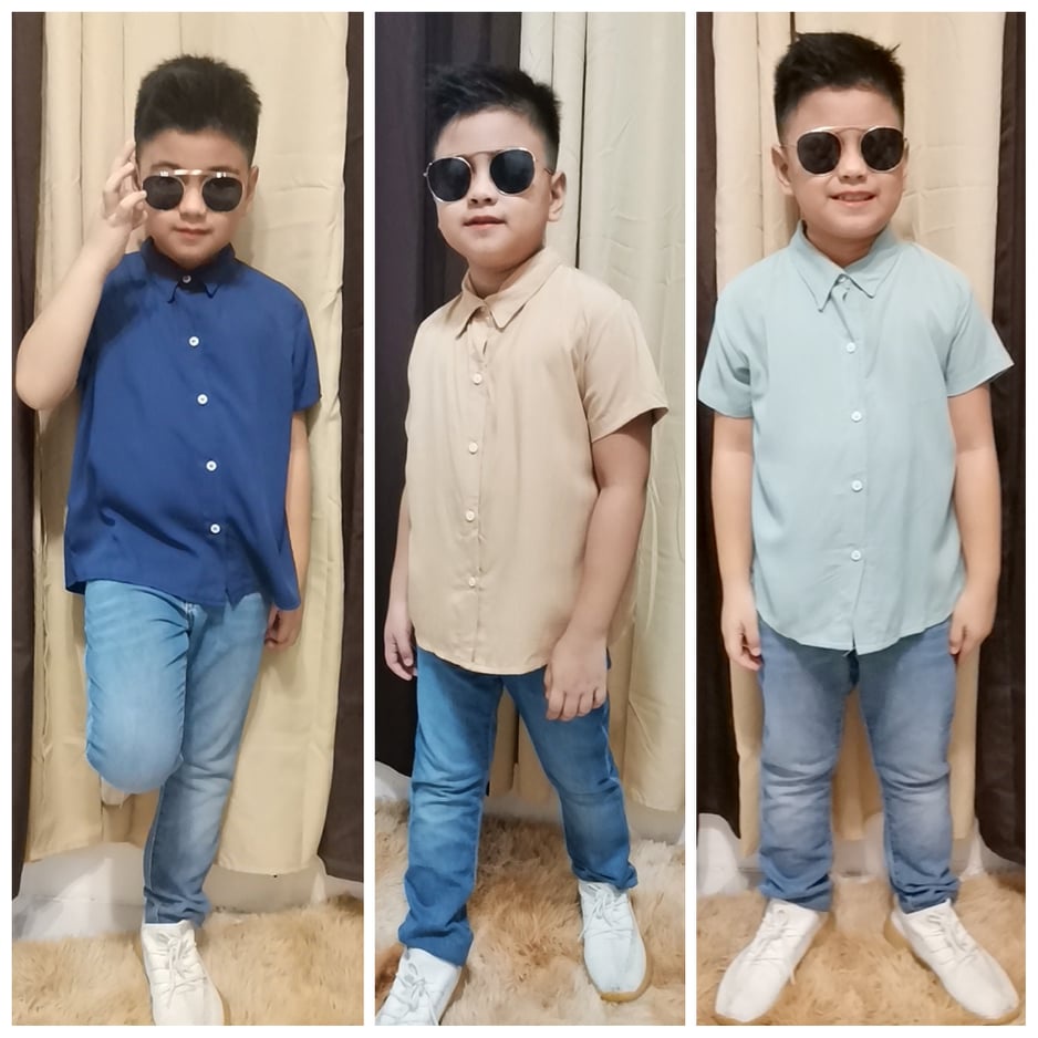 BASIC BUTTON DOWN POLO SHIRT FOR KIDS LIMITED STOCKS ONLY Shopee Philippines