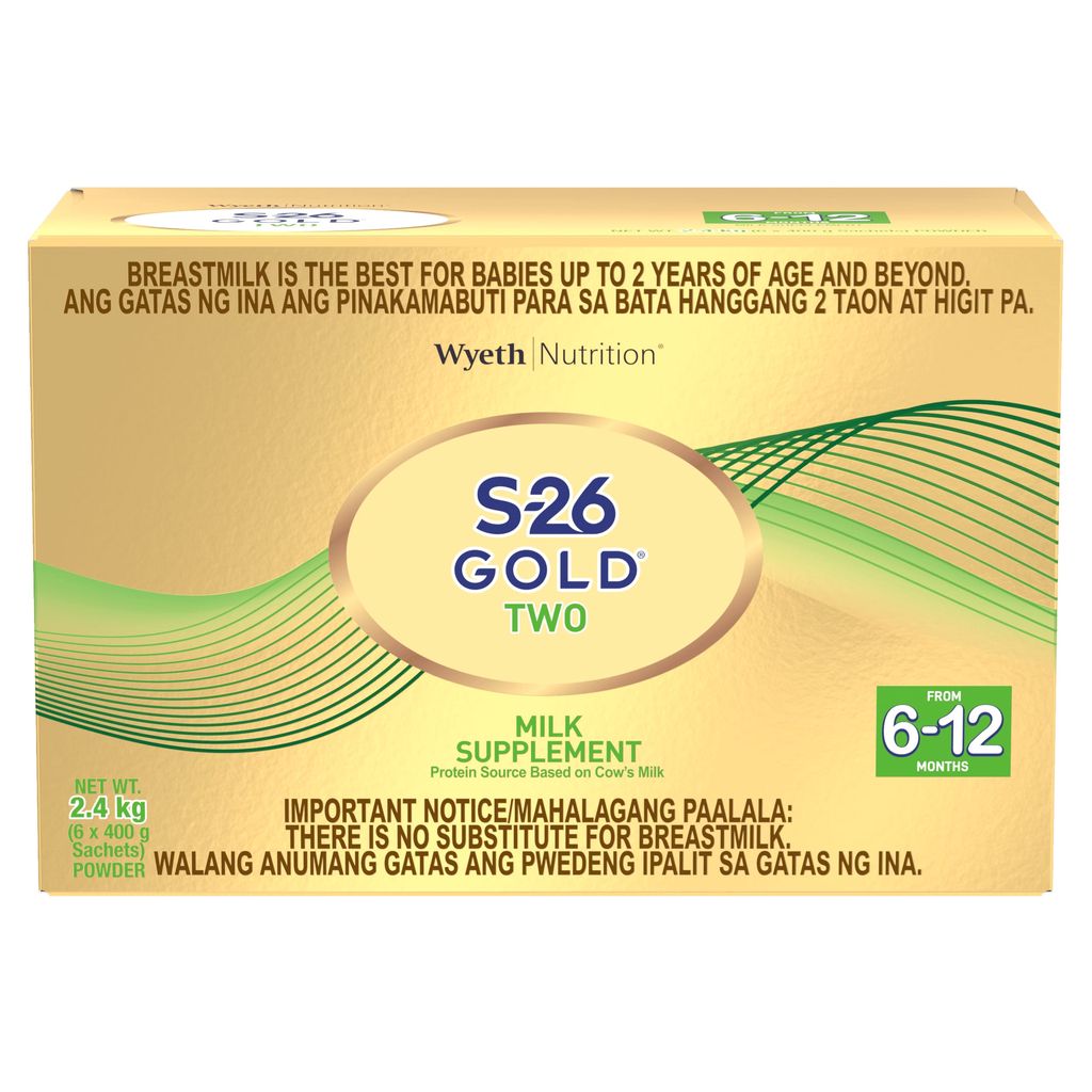 S-26 GOLD TWO Milk Supplement for 6-12 Months Box 2.4kg | Shopee ...