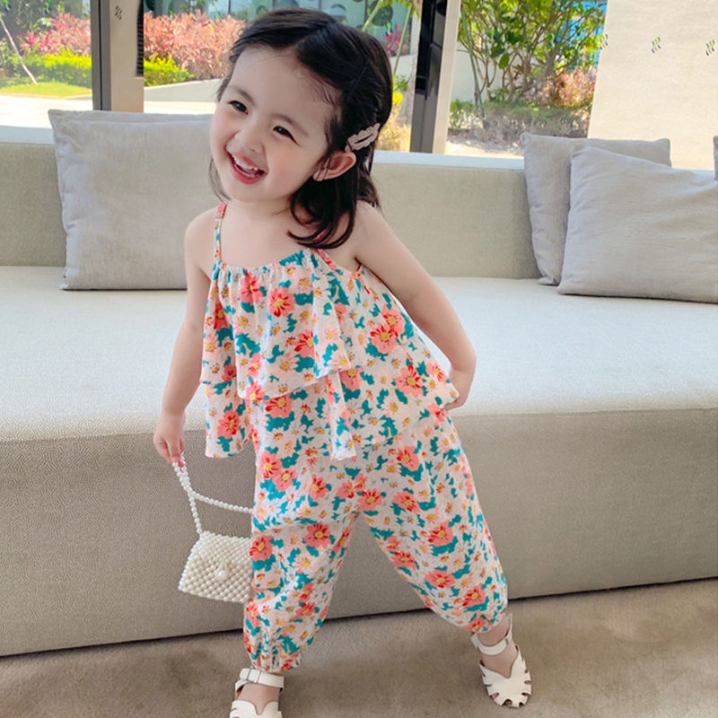 2Pcs/Set Baby Girl Clothes Girls Fashion Summer Clothing Set