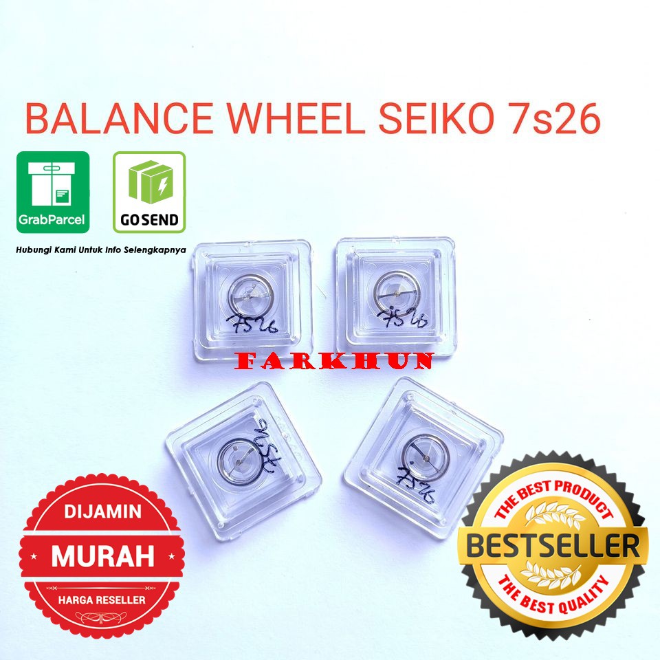 MESIN Balance WHEEL SPRING SEIKO CAL 7S26 PER Hair Pear Machine WATCH MATIC AUTOMATIC