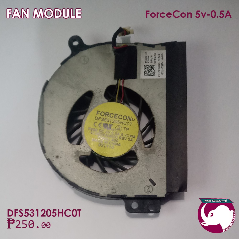 ForceCon DFS53 Laptop Fan Module | Shopee Philippines