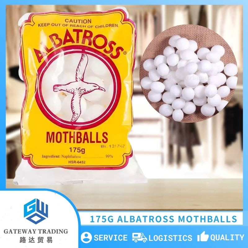 1pack-175grams-albatross-moth-balls-natural-camphor-ball-naphthalene