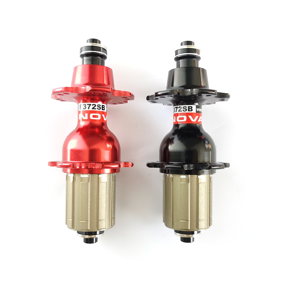 Novatec F372SB Rear bicycle hub Road bike hub 24 holes Black Red White