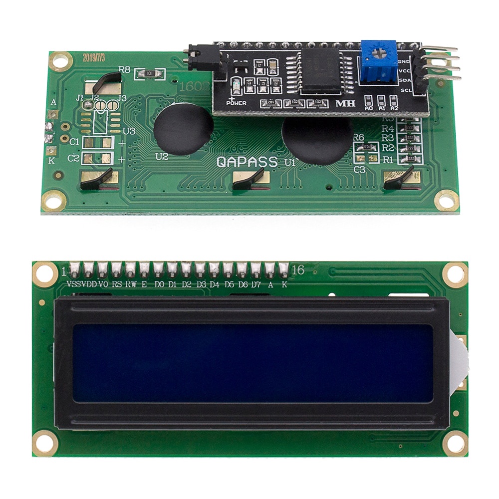 TENSTAR ROBOT LCD1602+I2C LCD 1602 module Blue/Green screen PCF8574 IIC ...