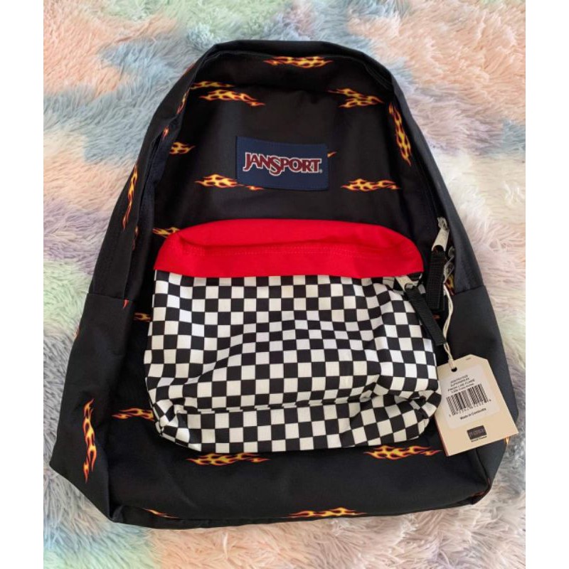 JanSport SuperBreak School Backpack Finish line Flame Shopee