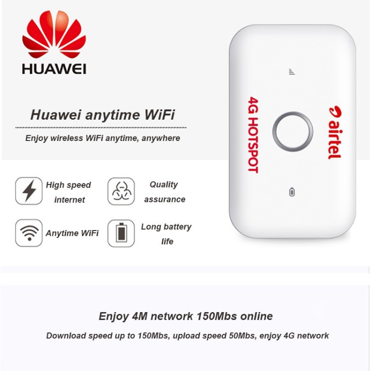 Huawei E5573 E5573cs609 4G WiFi Router 150mbps Mobile Hotspot tPos
