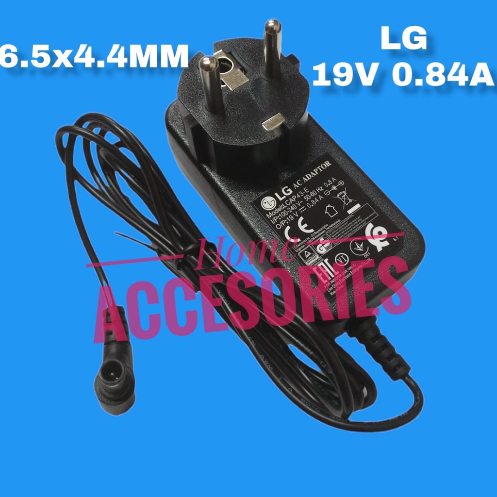 Ac Adapter Charger Adapter for LCD Monitor LED TV LG 19V 0.8A 1.7A plug ...