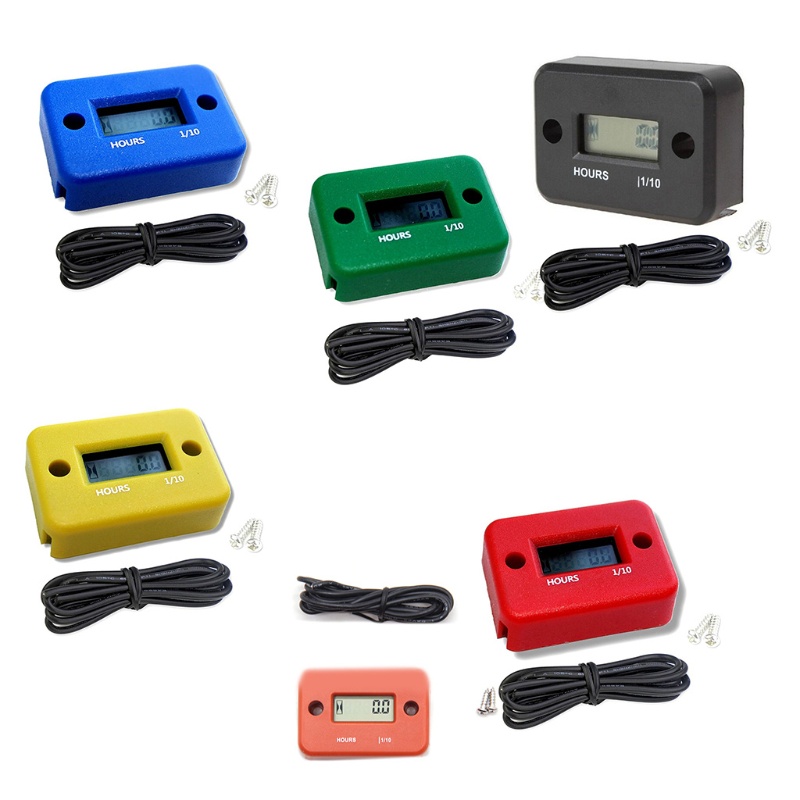 Motorcycle Boat Engines Counter Hour Meter with LCD Display Screen ...