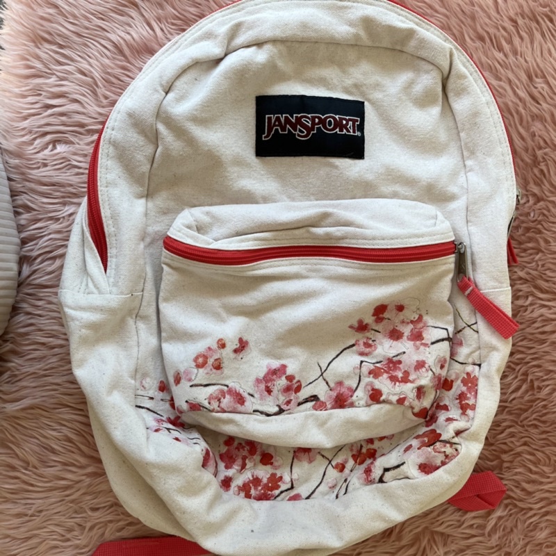 Jansport cherry blossom on sale backpack