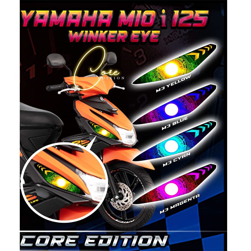 New Yamaha Mio i 125 Eye Winker CORE Design Transparent Sticker ...