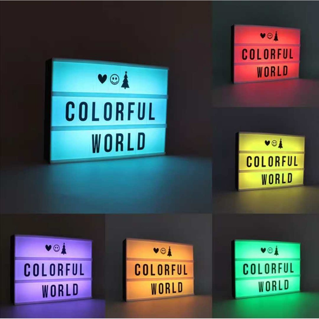 2022 new led message box wiyh remote control and changing colors