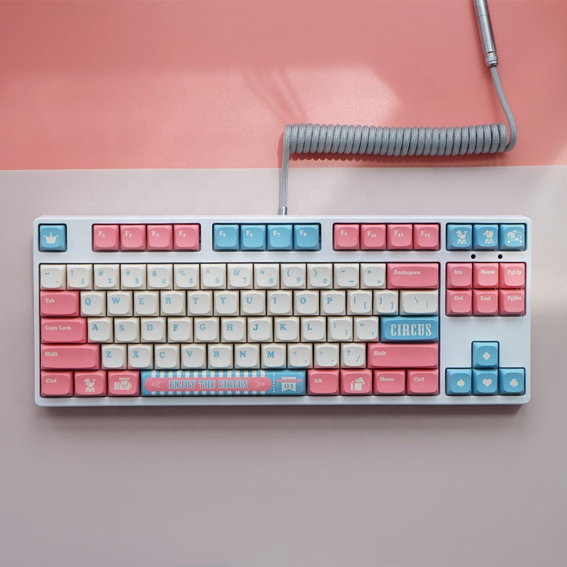 Circus 142 Keys PBT Dye Sublimation XDA Profile Keycaps Set for ...